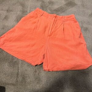Women’s Coral High-Waist Casual Shorts